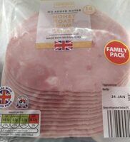 Honey roast ham slices