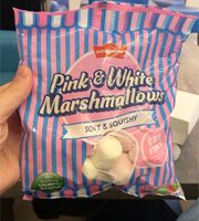 Pink and white marshmallows