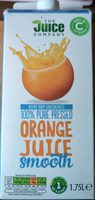 100% Pure Pressed Orange Juice smooth
