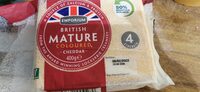 Mature coloured cheddar