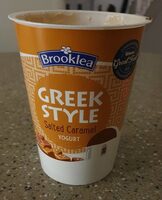 Brookland Greek style salted caramel yogurt