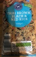 Thai brown black & red rice