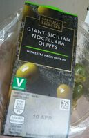 Giant sicilian notcellara olives