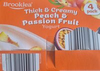 Peach & Passion Fruit Thick & Creamy Yogurt