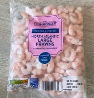 North atlantic large prawns