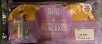 6 syrup & sultana pancakes