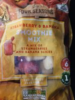Strawberries & banana smoothie mix