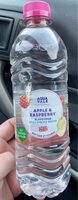 Apple and rasberry spring water