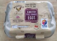 6 British Free Range Eggs Very Large