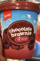 Chocolate brownie ice cream