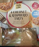 Coconut&raspberry tarts