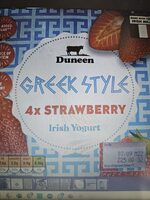 Greek style strawberry yoghurt