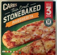 Thin crust stonebake Margherita