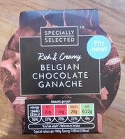 Belgian chocolate ganache
