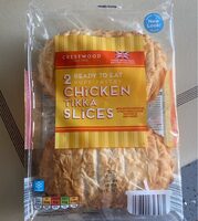 Chicken tikka slices