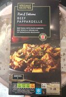 Beef peppardelle