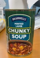Minted lamb chunky soup