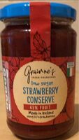 Reduced sugar strawberry conserve