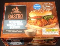 Buttermilk chicken thigh burger