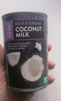 Rich and creamy coconut milk