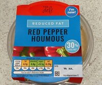 Reduced fat red pepper houmous