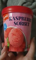 Raspberry sorbet