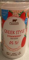Strawberry Greek style yogurt
