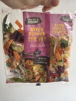 Mixed pepper stir fry