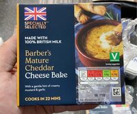 Mature chedder cheese bake