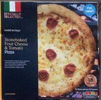 Stonebaked four cheese & tomatoe
