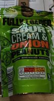 Sour cream and onion peanuts