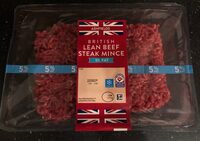 Lean Beef steak mince