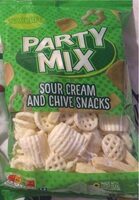 Sour cream and chive snacks