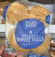 Soft & Sliced White Rolls