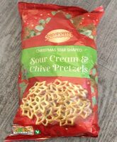 Sour cream and chive pretzels