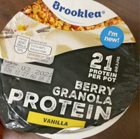 Berry granola protein vanilla flavour