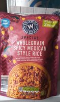 Wholegrain spicy mexican style rice