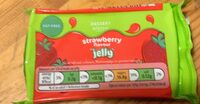 Strawberry flavour jelly