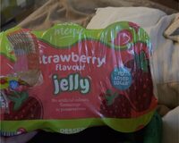 Strawberry flavour jelly