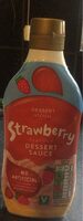Strawberry flavour desert sauce