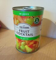 Fruit cocktail in juice