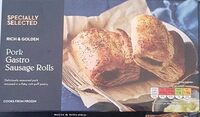 Pork Gastro Sausage Rolls
