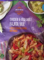 Chicken and vegetable fajita mix