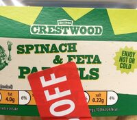 Spinach and feta parcels