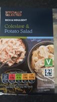 Coleslaw and potato salad