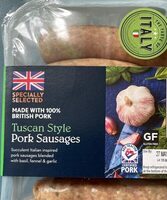 Tuscan Style Pork Sausages