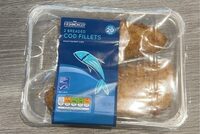 Beeaded cod fillets