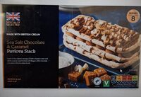 Sea Salt Chocolate & Caramel Pavlova Stack