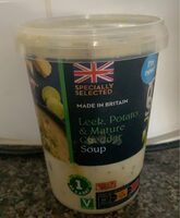 Leek potato & mature cheddar soup