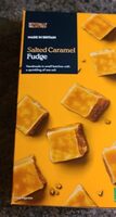 Salted caramel fudge